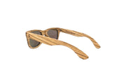 Blue Zebra Wood Sunglasses