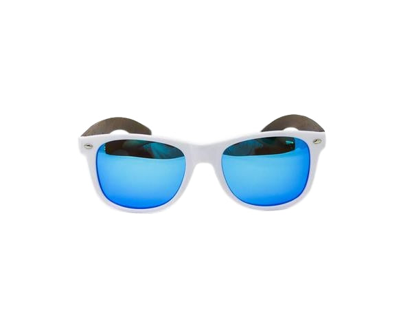 Frosted Blue Walnut Sunglasses