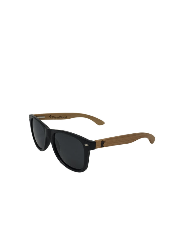 State of Minnesota Classic Black Bamboo Sunglasses