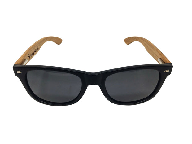 State of Texas Classic Black Bamboo Sunglasses