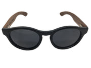 Walnut Round Sunglasses