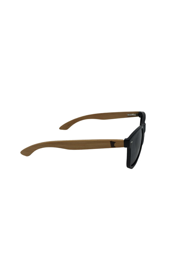 State of Minnesota Classic Black Bamboo Sunglasses