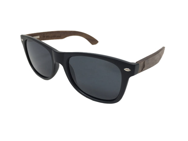 State of Rhode Island Classic Black Walnut Sunglasses