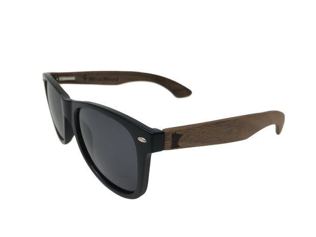 State of Minnesota Classic Black Walnut Sunglasses